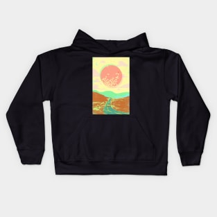 SERENE HIGHWAY Kids Hoodie